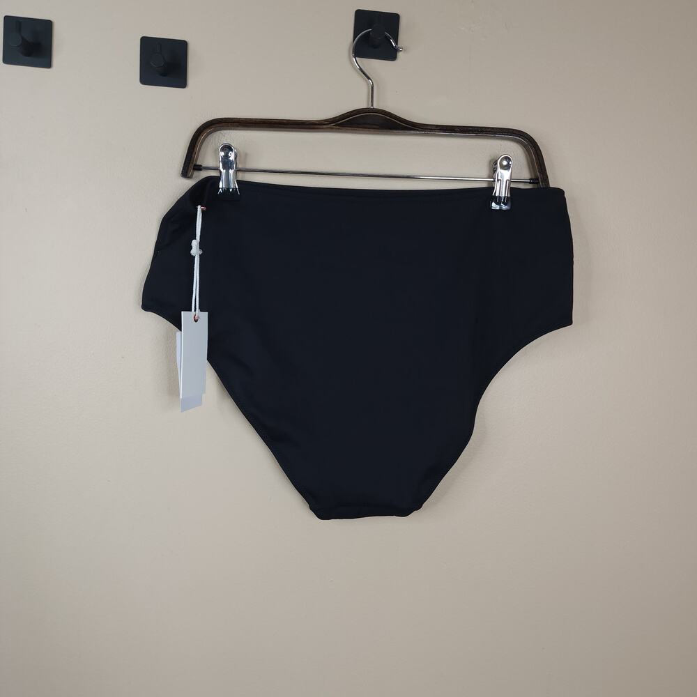 Good American Black Long Sleeve Top Compression Bottom Swim Bikini Size 5/2X - Picture 9 of 12